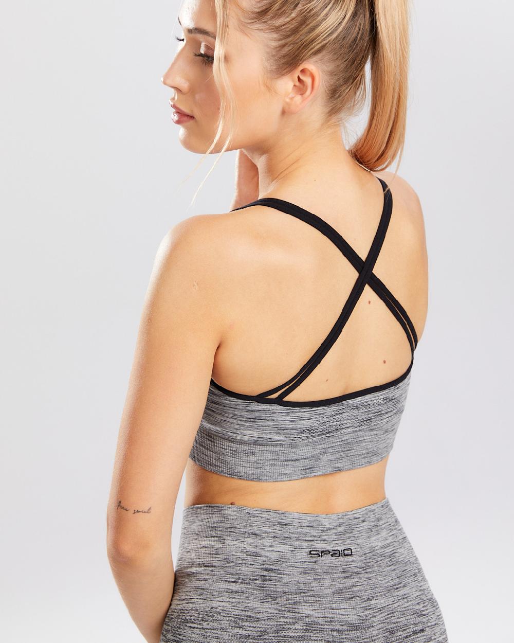 Spaio SPAIO REGGISENO SPORTIVO MELANGE GREY Ultimi due giorni