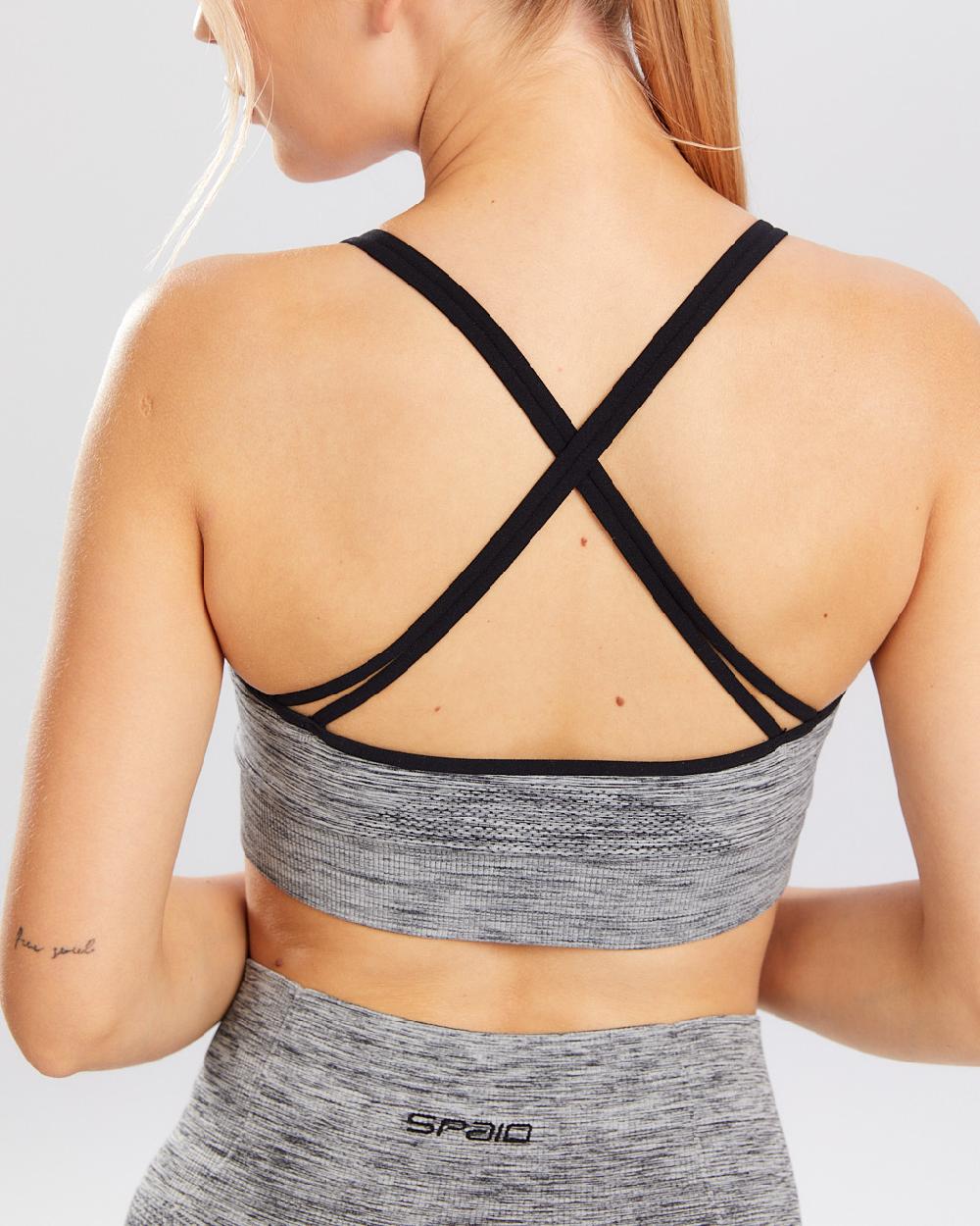 Spaio SPAIO REGGISENO SPORTIVO MELANGE GREY Ultimi due giorni
