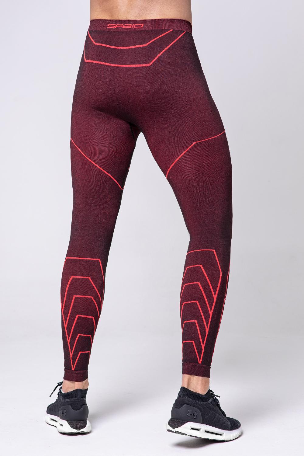 Spaio LEGGINGS DA UOMO RAPID BLACK/RED Italy