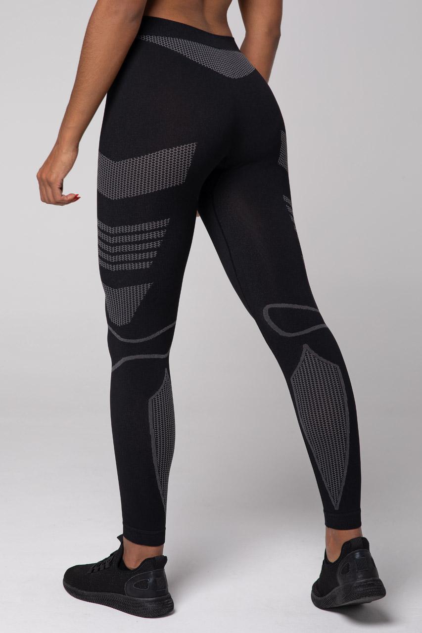 Spaio SPAIO LEGGINS TERMOATTIVI "THERMO-EVO" DONNA NERO/GRIGIO Saldi