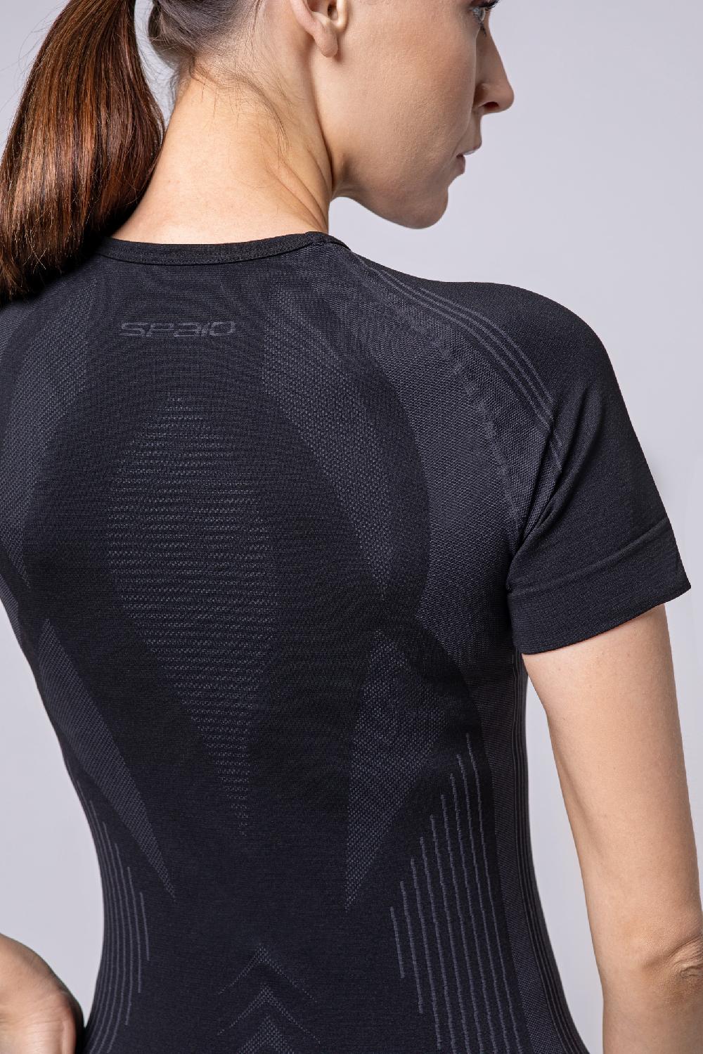 Spaio SPAIO M/C MAGLIA POWERFUL DONNA NERO/GRIGIO Sconto di tempo limitato