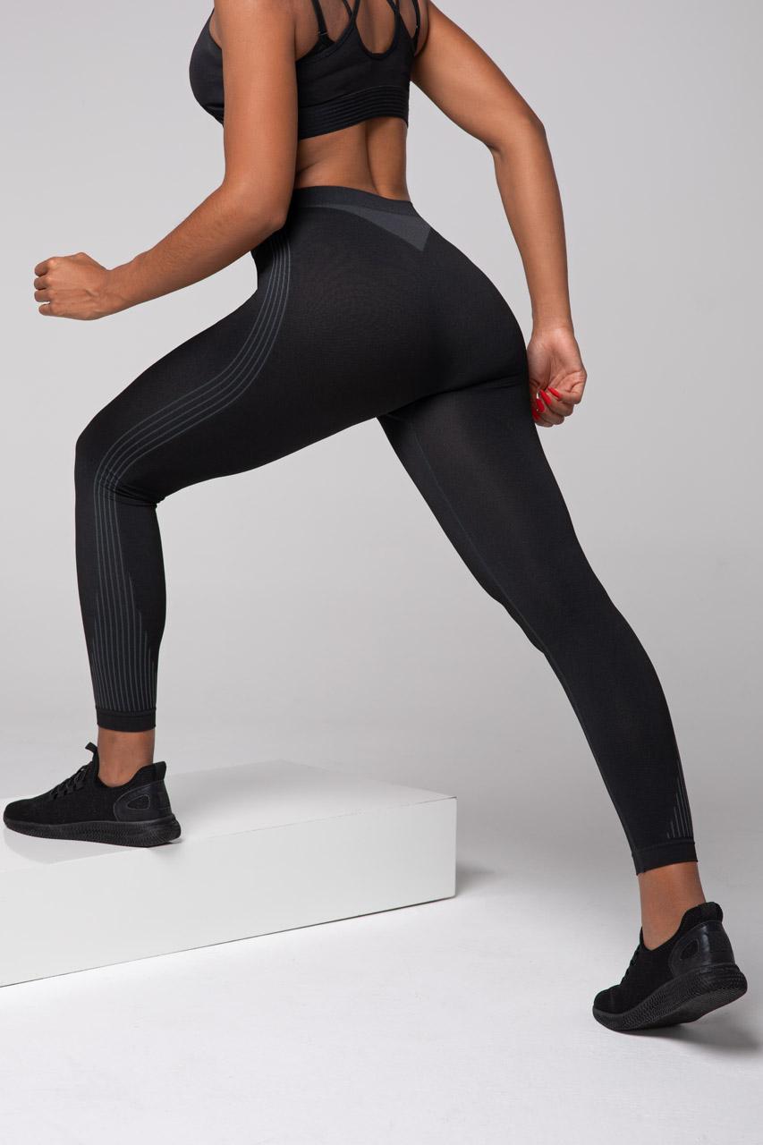 Spaio SPAIO LEGGINGS TERMOATTIVI POWERFUL NERO/GRIGIO Comprare a buon mercato