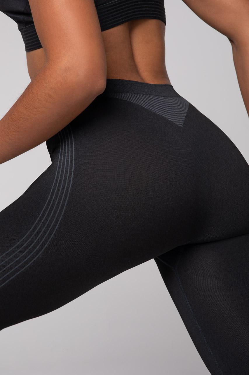 Spaio SPAIO LEGGINGS TERMOATTIVI POWERFUL NERO/GRIGIO Comprare a buon mercato