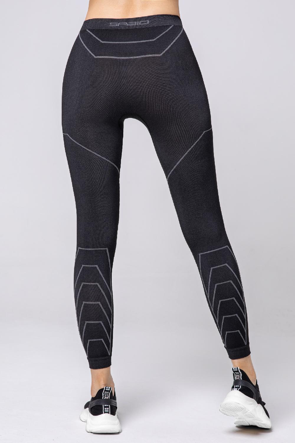 Spaio SPAIO LEGGINS TERMOATTIVI "RAPID" DONNA NERO/GRIGIO Offerta per la Festa della Mamma