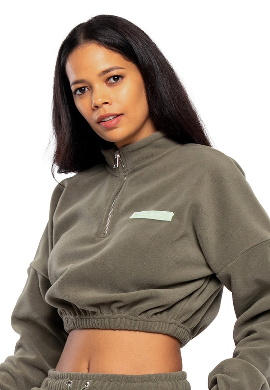 Tom Barron Completo cropped in pile oversize Vendita Calda