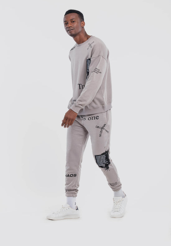 Tom Barron Tuta da ginnastica con stampa Luxe Everywhere In Linea