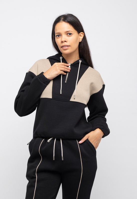 Tom Barron Prestige Tuta da ginnastica mezza zip Duo-Color In Vendita