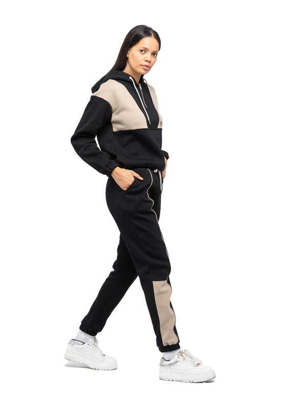 Tom Barron Prestige Tuta da ginnastica mezza zip Duo-Color In Vendita