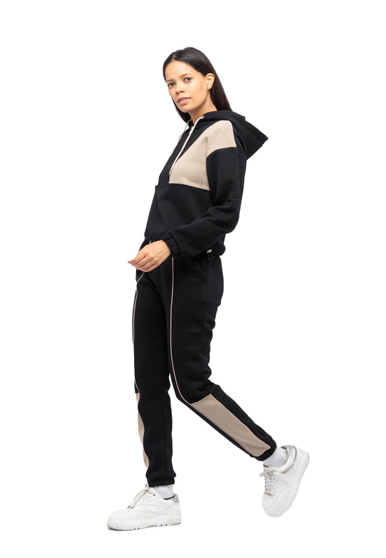 Tom Barron Prestige Tuta da ginnastica mezza zip Duo-Color In Vendita