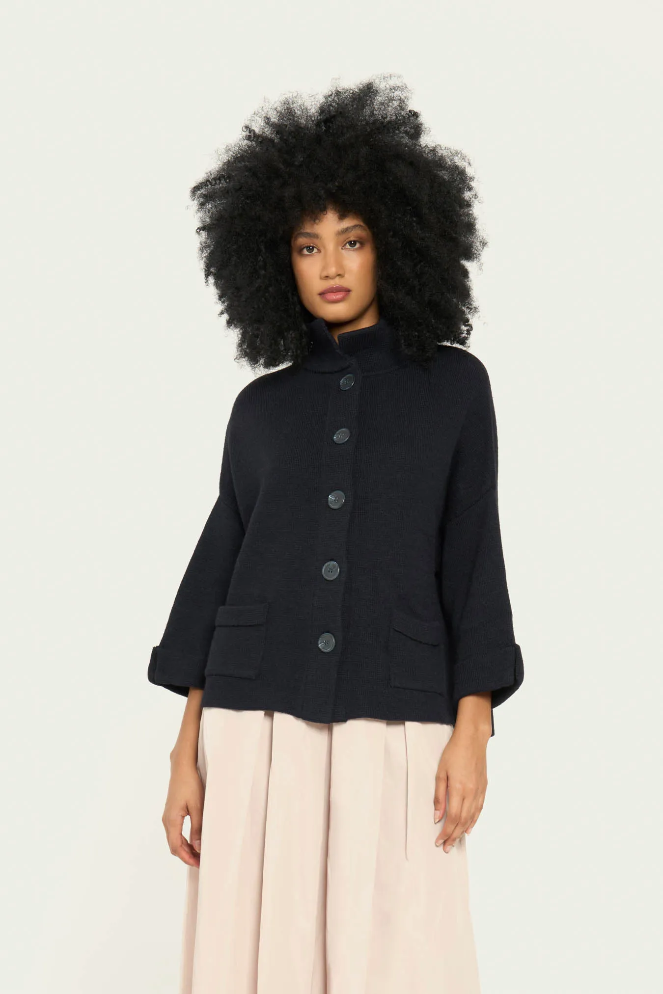 Vicario cinque Giacca in lana e alpaca Musc Outlet