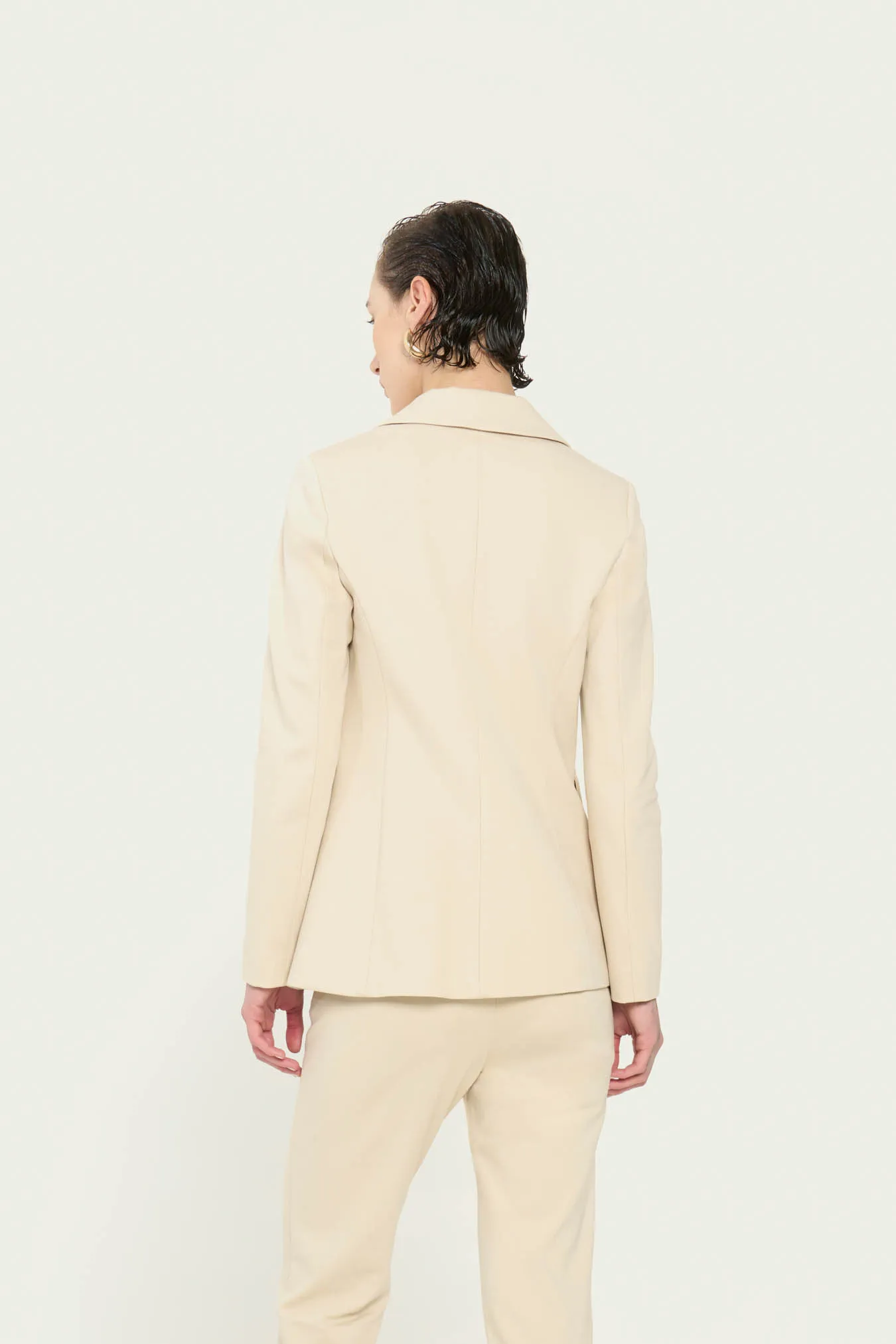 Vicario cinque Blazer monopetto in punto milano Raela In Vendita