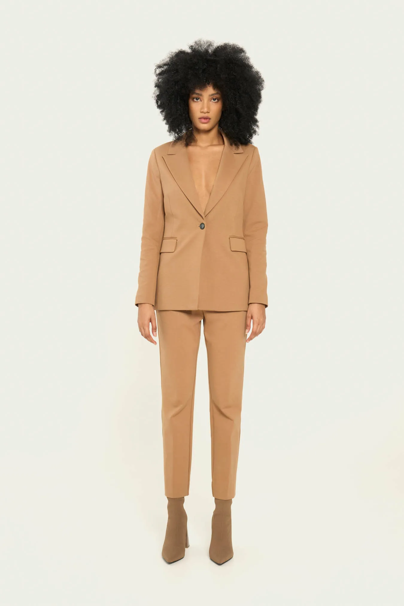Vicario cinque Blazer monopetto in punto milano Raela In Vendita