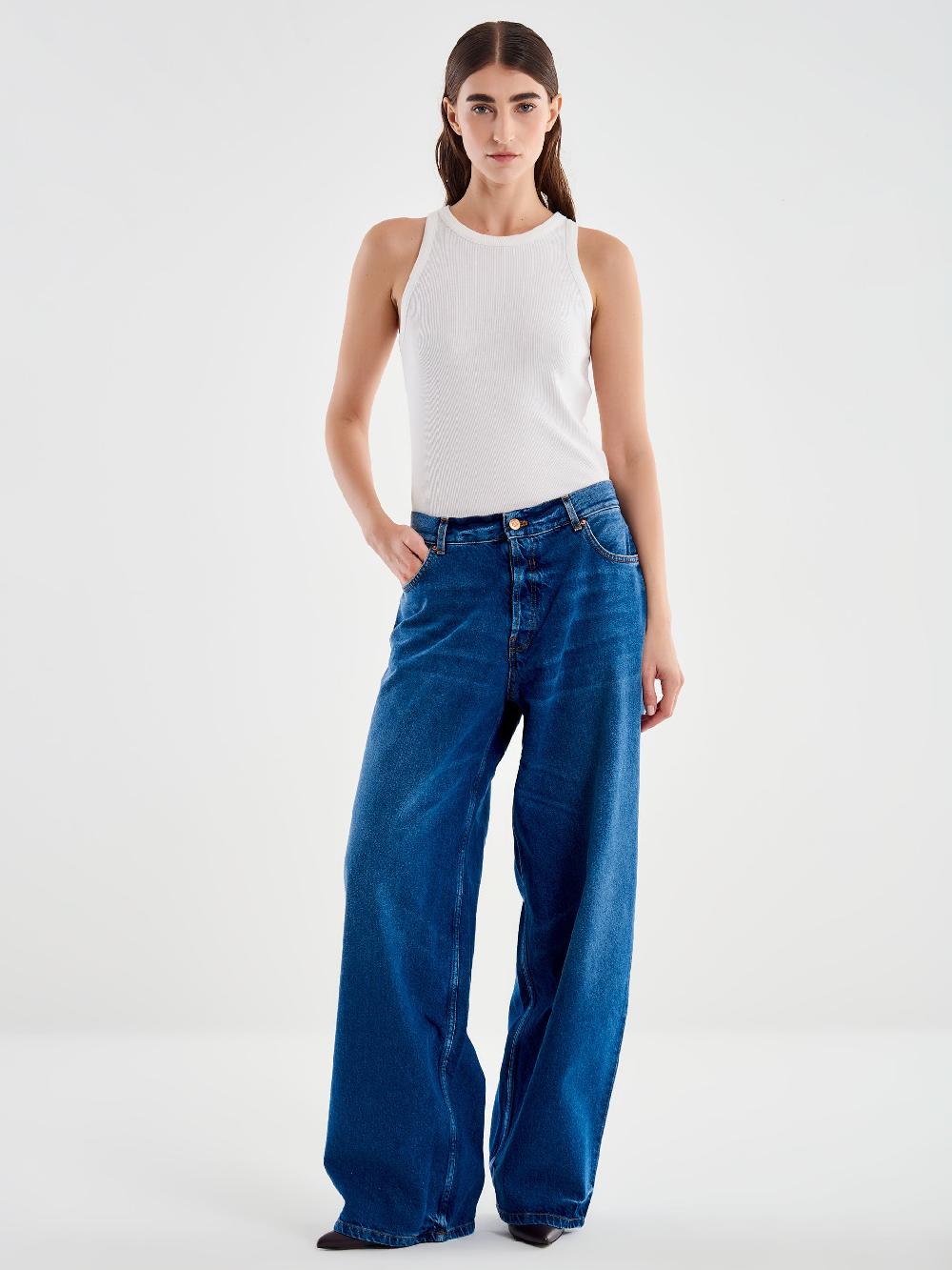 Vicolo Jeans Janet Ampio Blu I Più Venduti