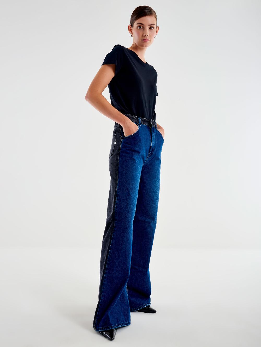 Vicolo Jeans Icon Lexie Doppio Colore Blu Sottocosto