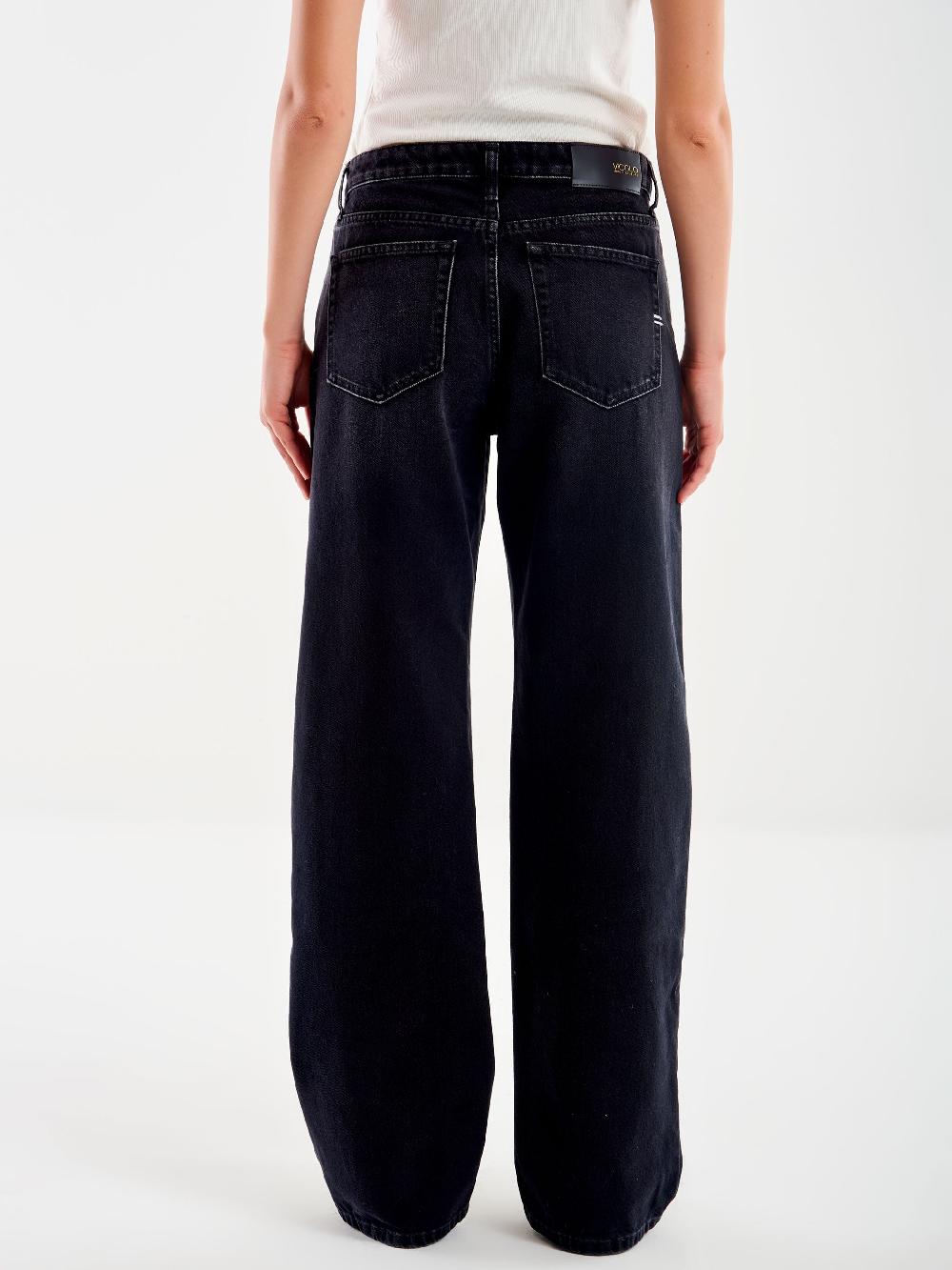 Vicolo Jeans Icon Alex Scuro Nero Sconto