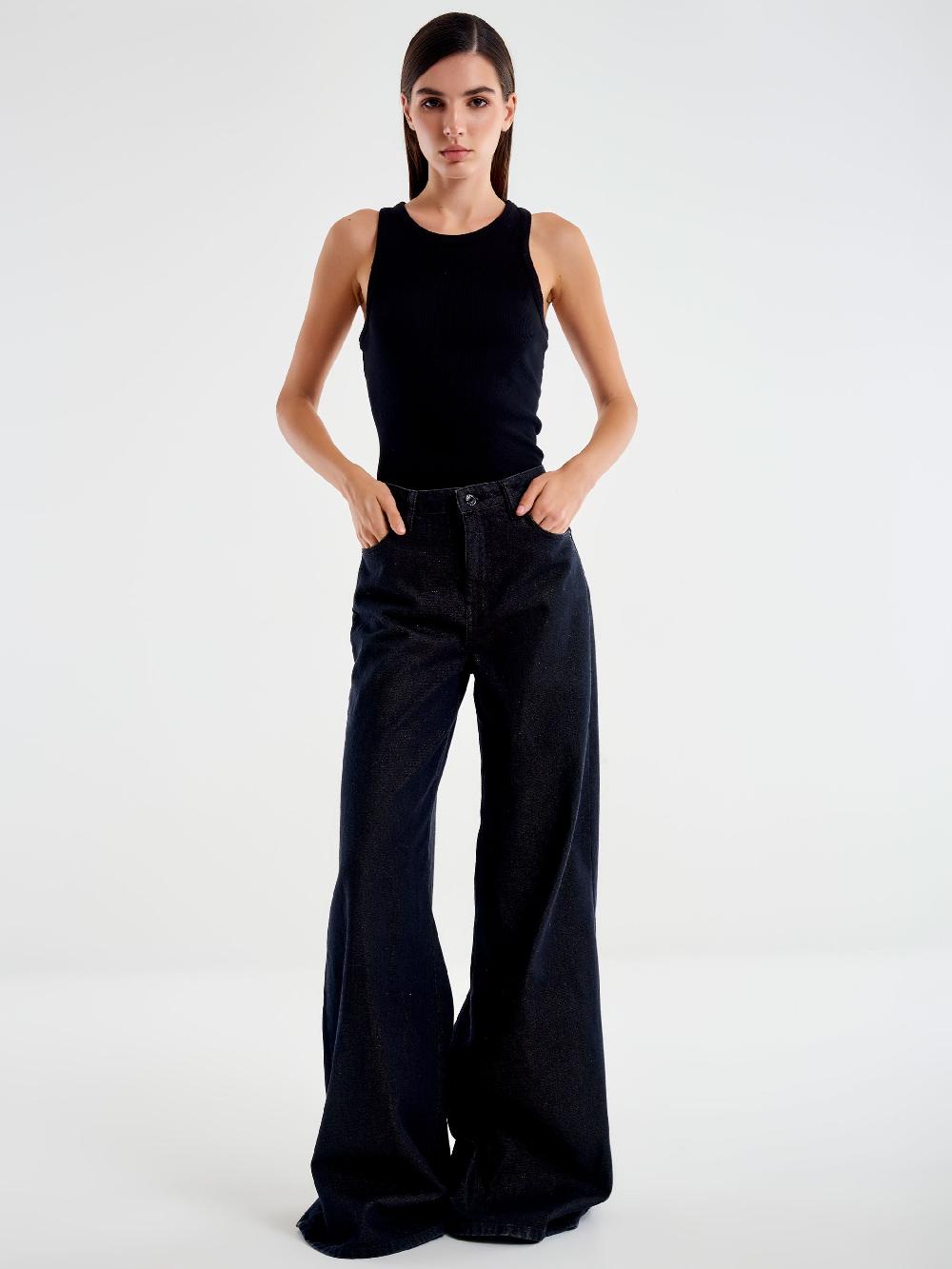Vicolo Jeans Sidney Nero Lurex – Vicolo Negozio