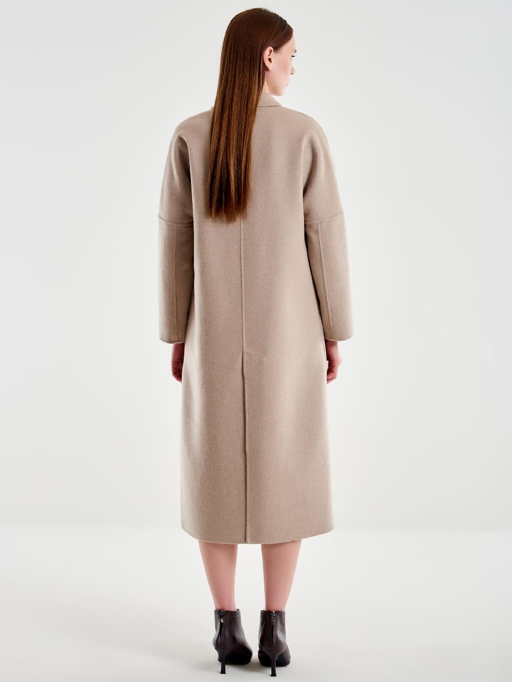 Vicolo Cappotto Doppiopetto Basic Lungo Tortora Vendita
