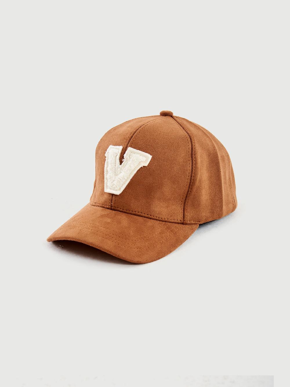 Vicolo Berretto Baseball Patch V Cognac Novità