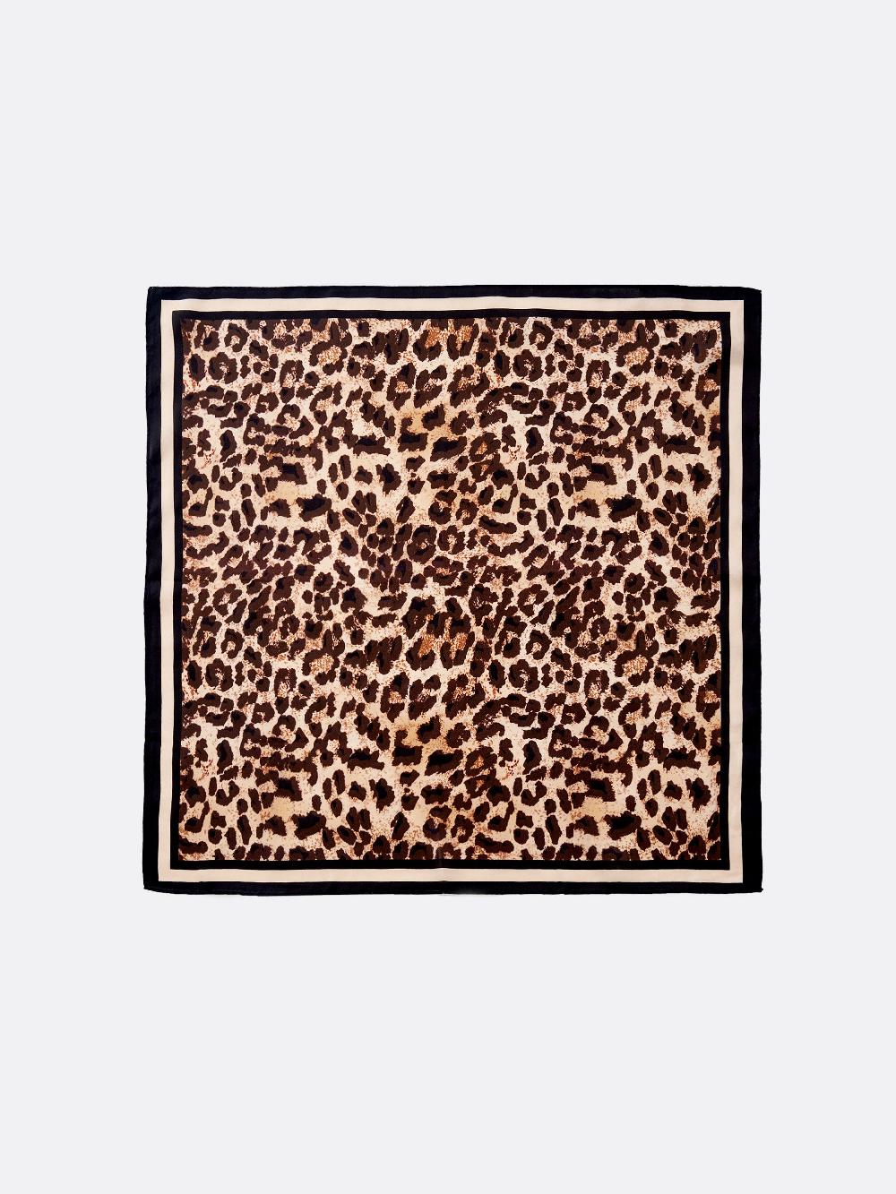 Vicolo Foulard in Seta Maculato Nero Offerte