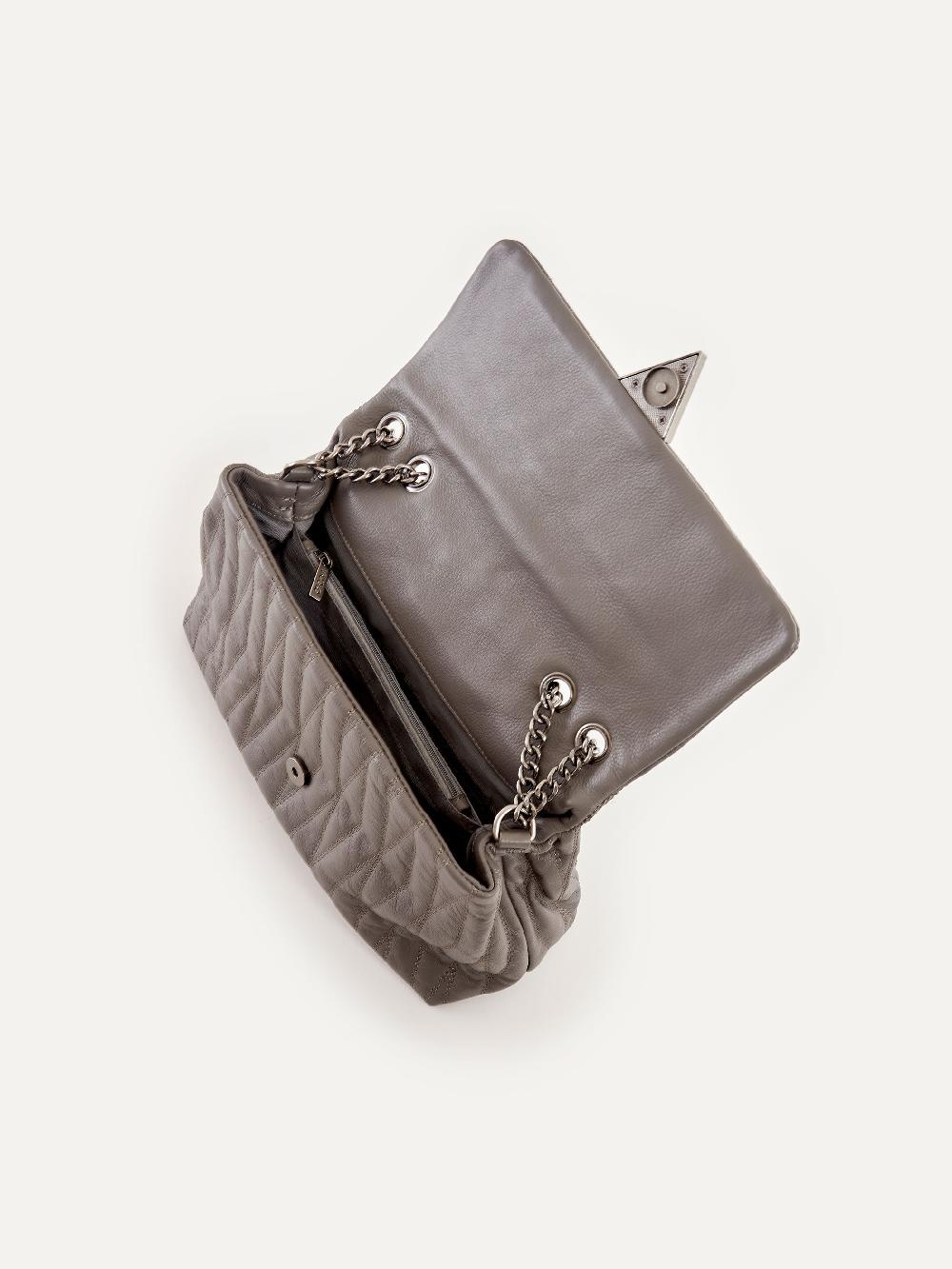 Vicolo Borsa Belleville Grigio Fornitura limitata