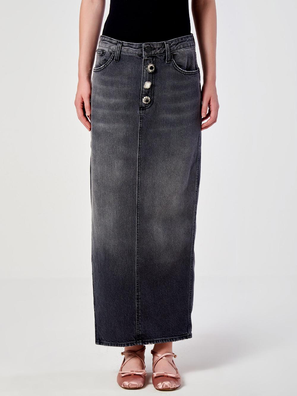 Vicolo Gonna Lunga in Denim – Vicolo Online Outlet