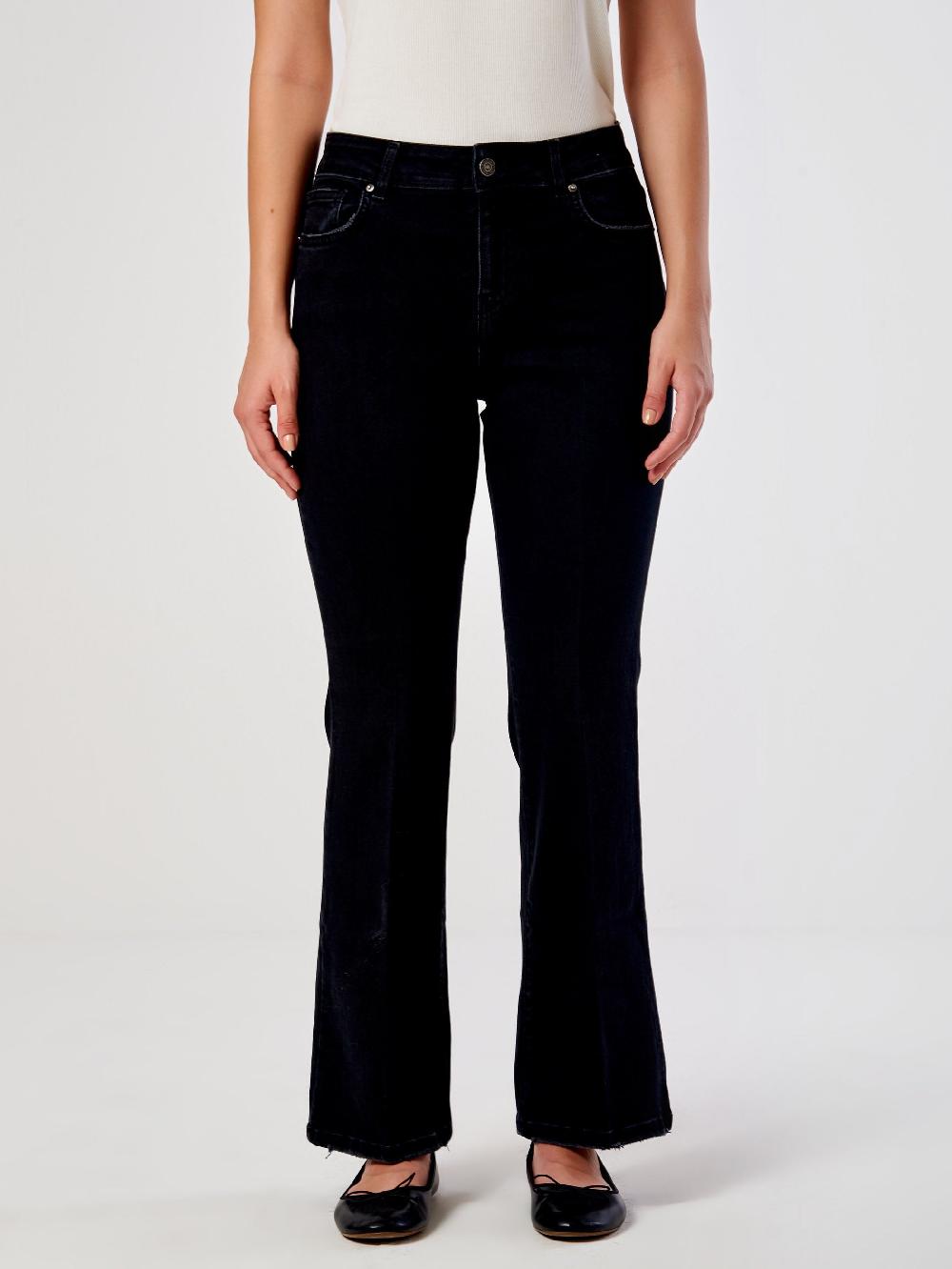 Vicolo Jeans Icon Gisele NeroNero Offerte giornaliere