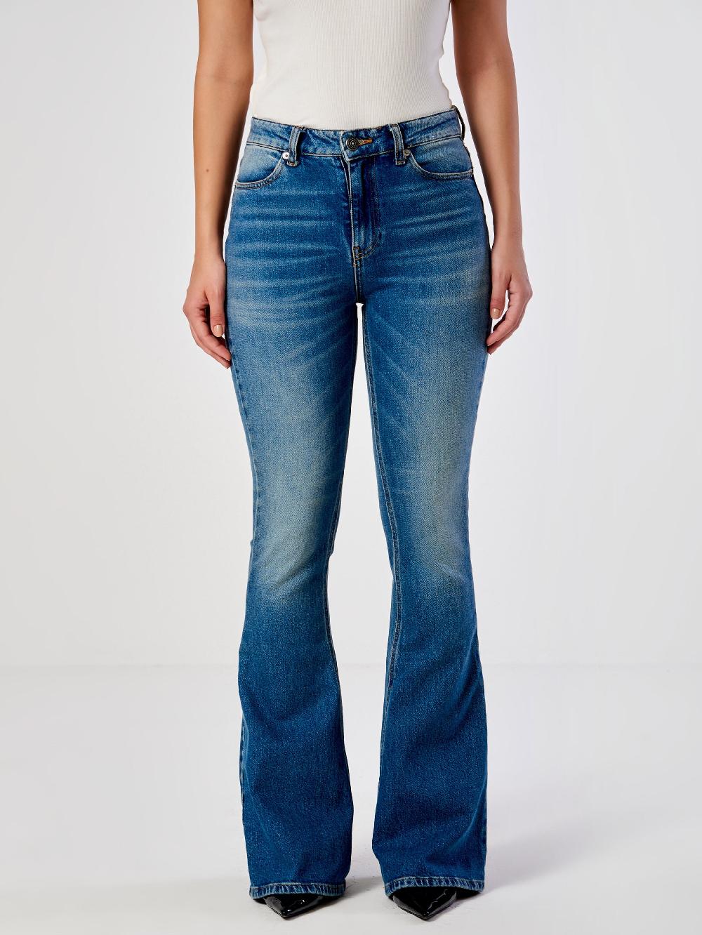 Vicolo Jeans Icon Gisele FlareBlu Offerte speciali