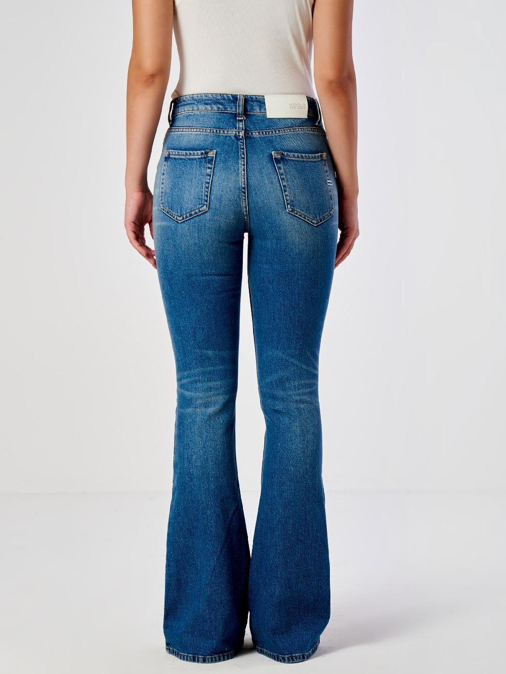 Vicolo Jeans Icon Gisele FlareBlu Offerte speciali