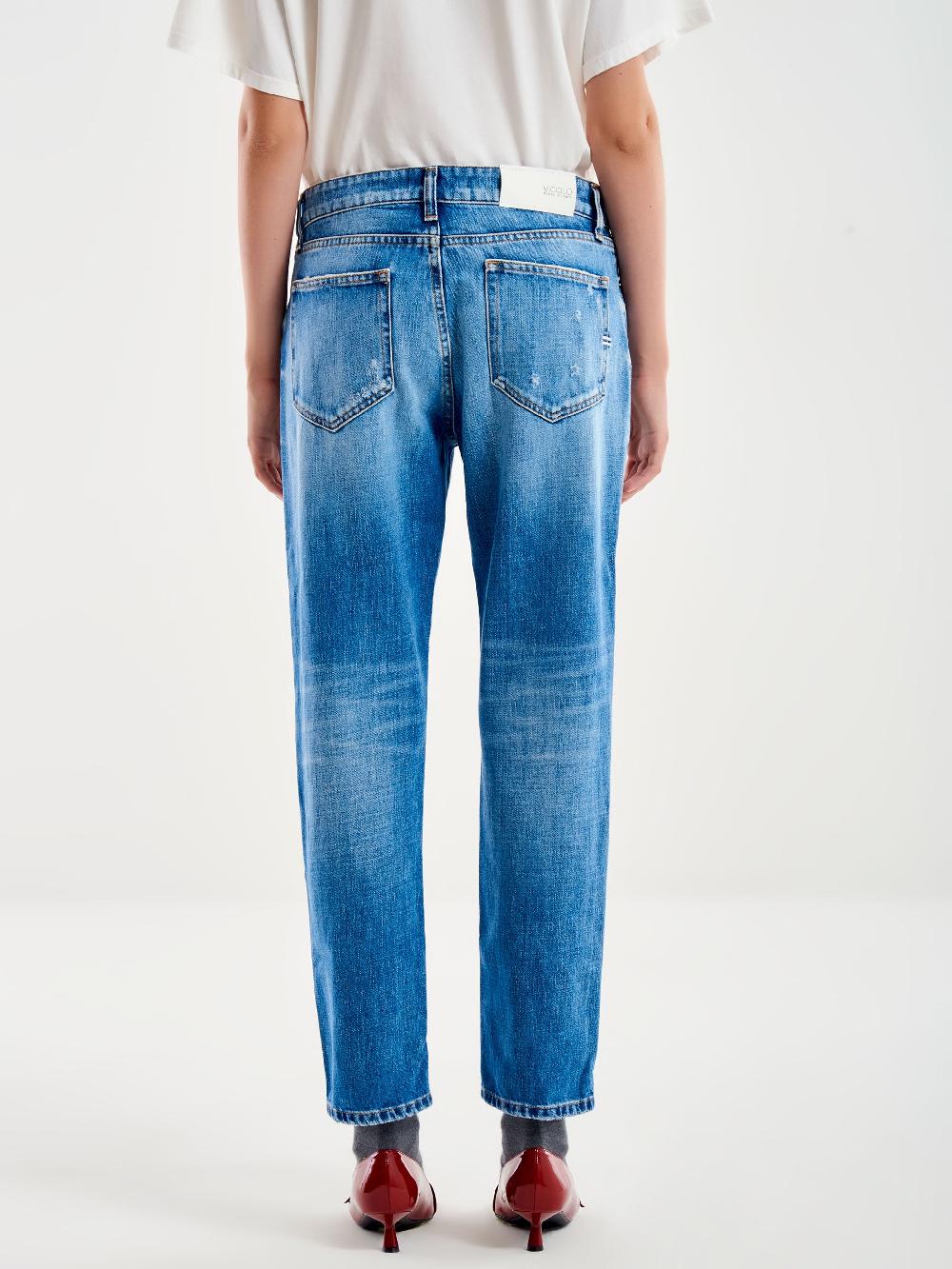 Vicolo Jeans Icon Piper Con Rotture Blu Ultimi due giorni