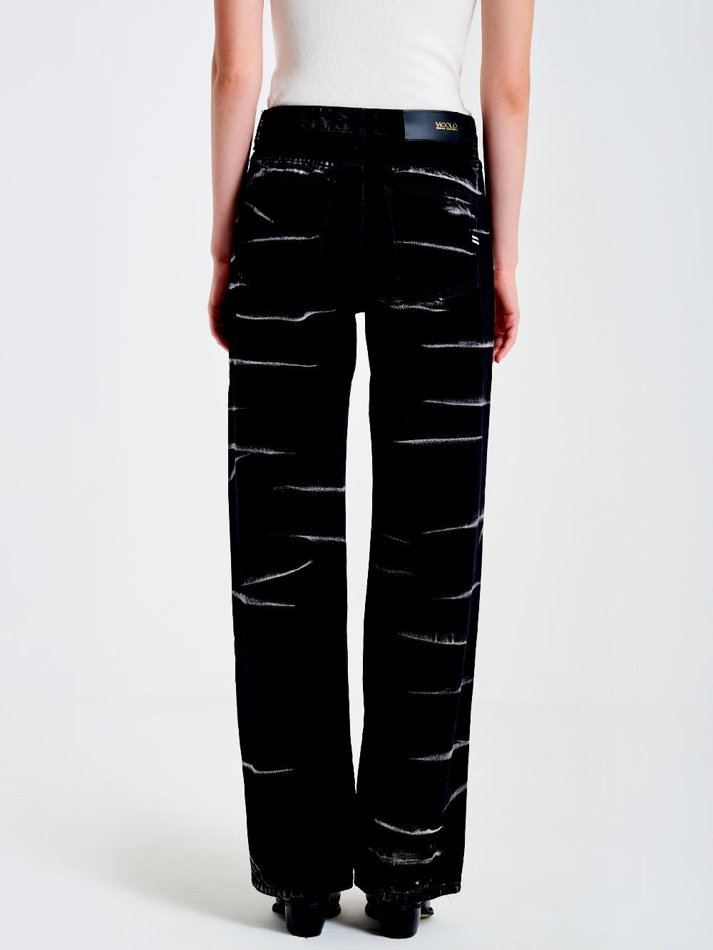Vicolo Jeans Icon Alex Effetto ZebratoNero Discount Store per i nuovi prodotti