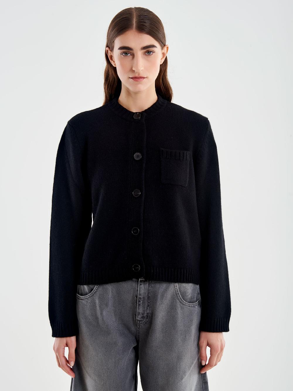 Vicolo Cardigan Koreana con Taschina Nero Enormi sconti