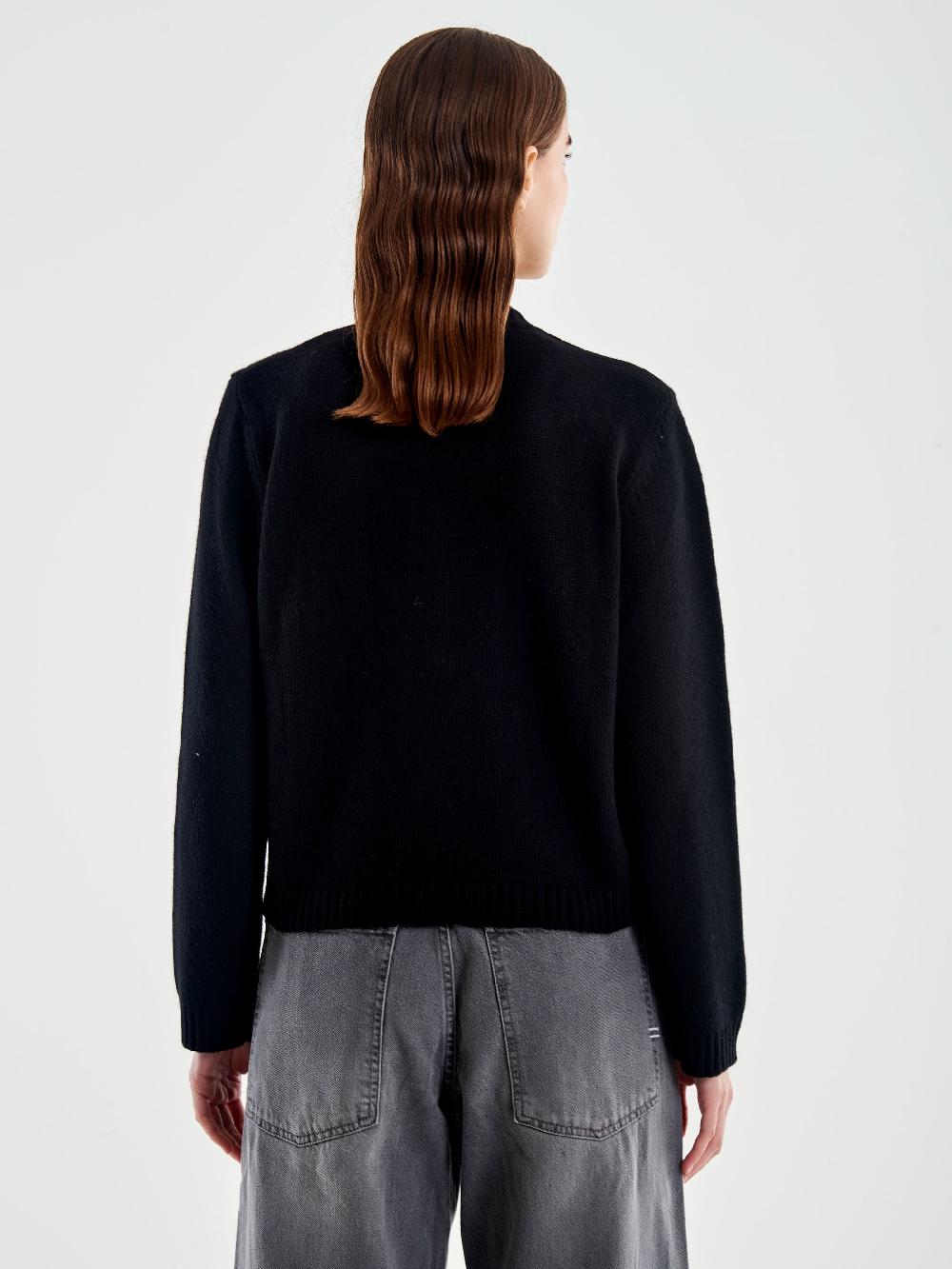 Vicolo Cardigan Koreana con Taschina Nero Enormi sconti