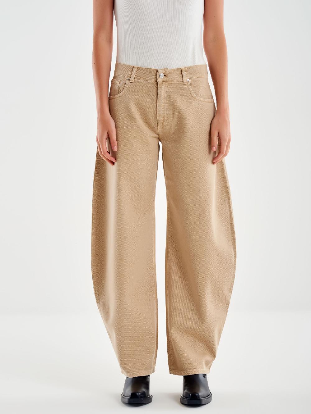 Vicolo Jeans Denise Ampio Beige Beige Italy
