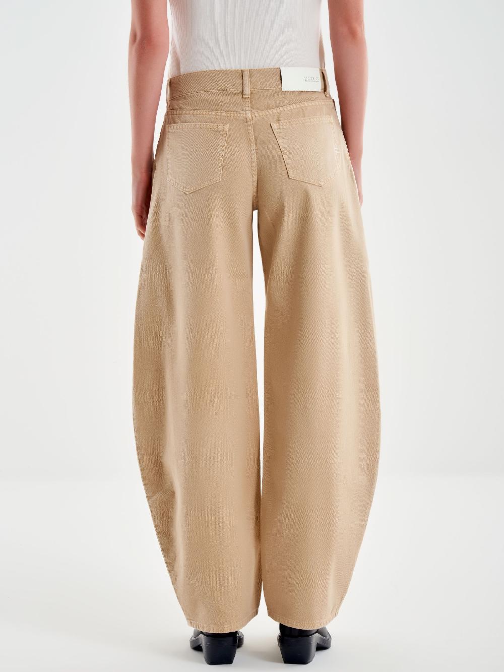 Vicolo Jeans Denise Ampio Beige Beige Italy