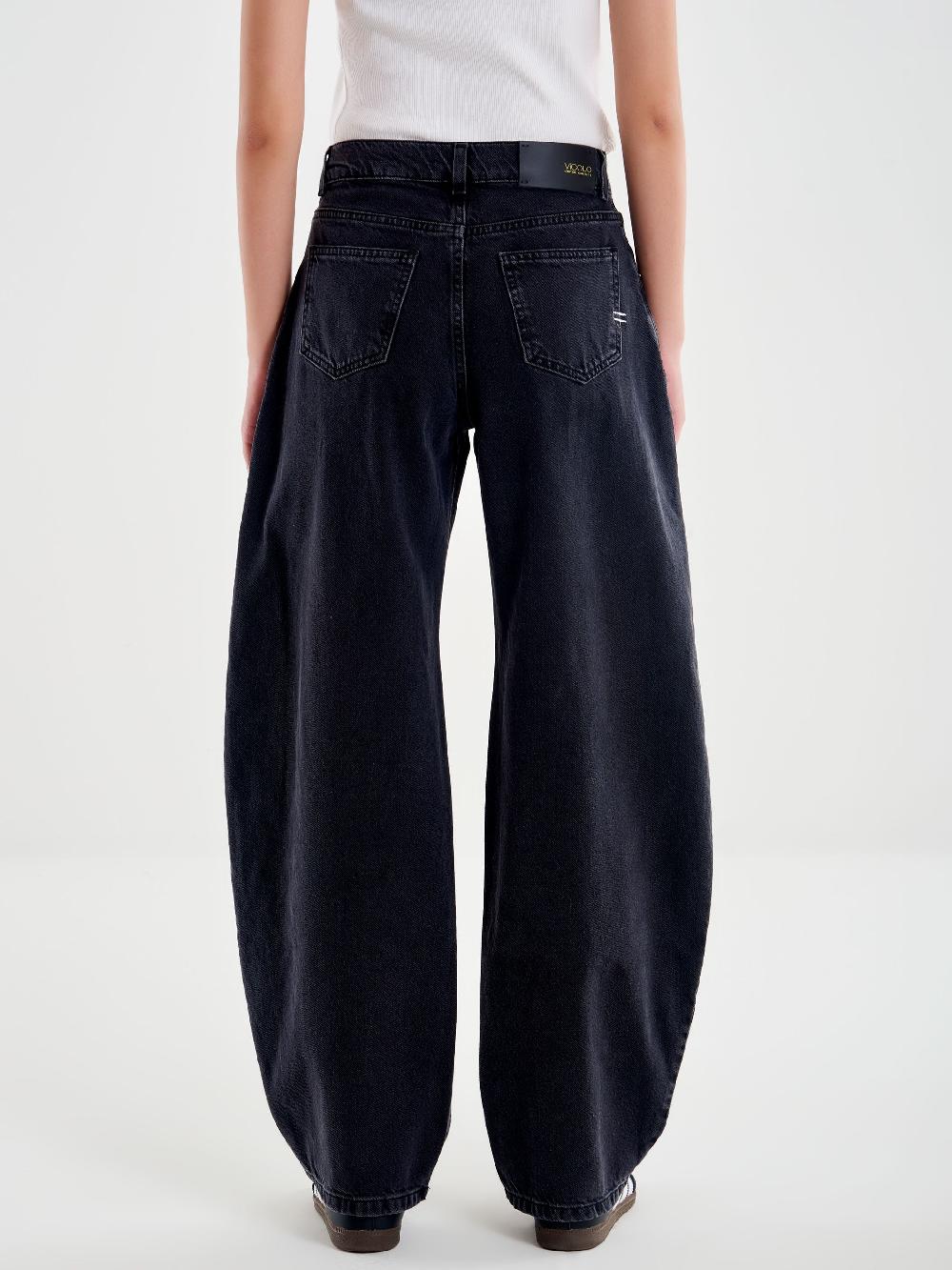 Vicolo Jeans Denise Ampio Grigio Nuovo