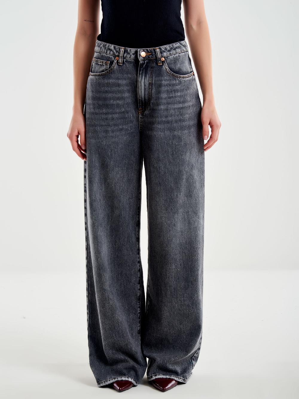 Vicolo Jeans Abby Ampi Grigi Nero Qualità