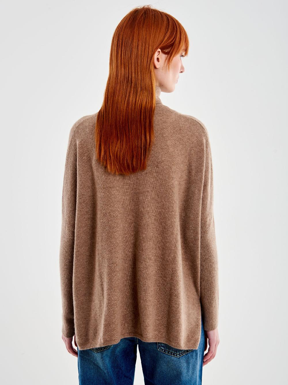 Vicolo Dolcevita 100% Cashmere Tortora Economico