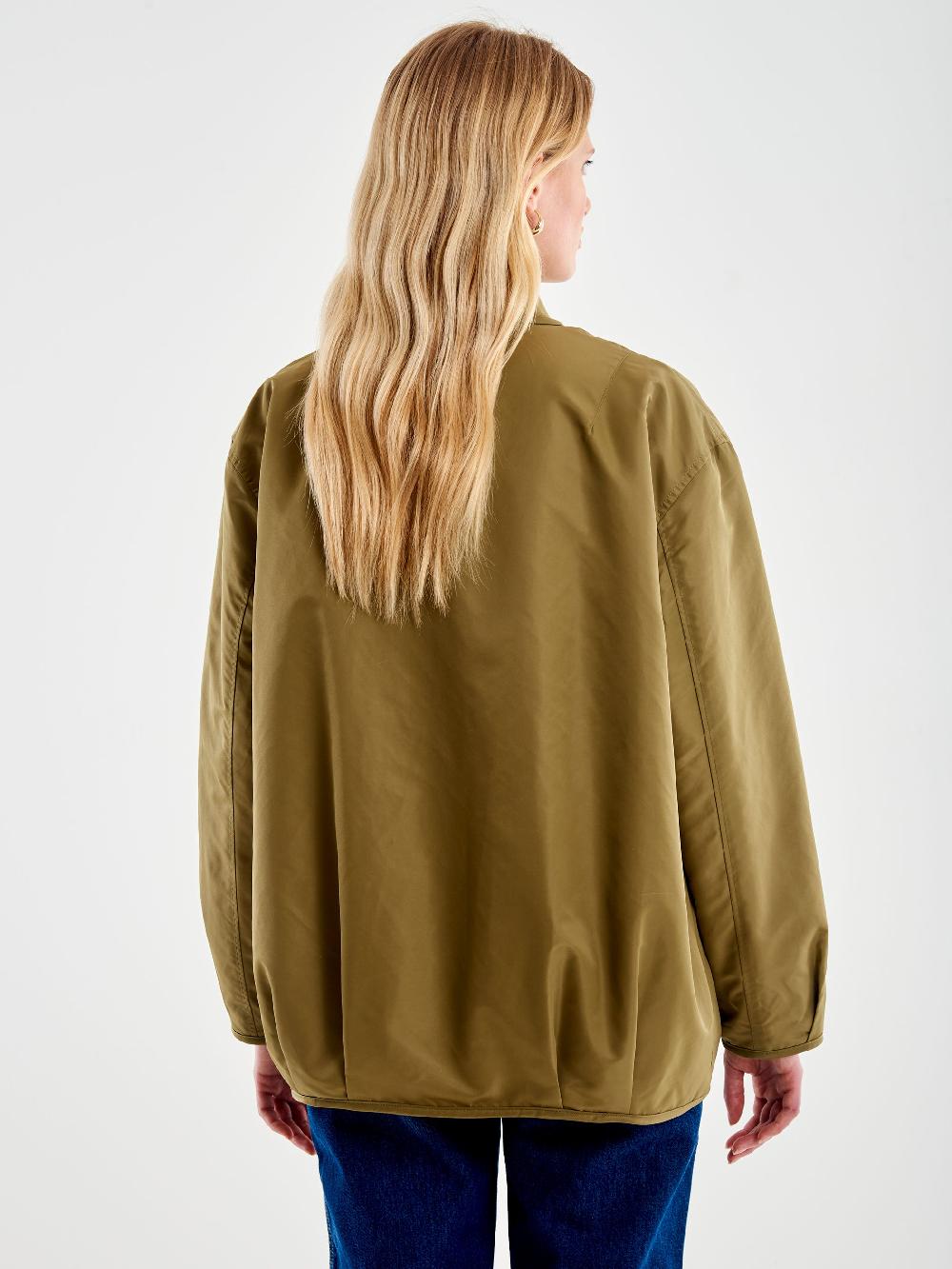 Vicolo Bomber Oversized Double Face Militare Flash Sale