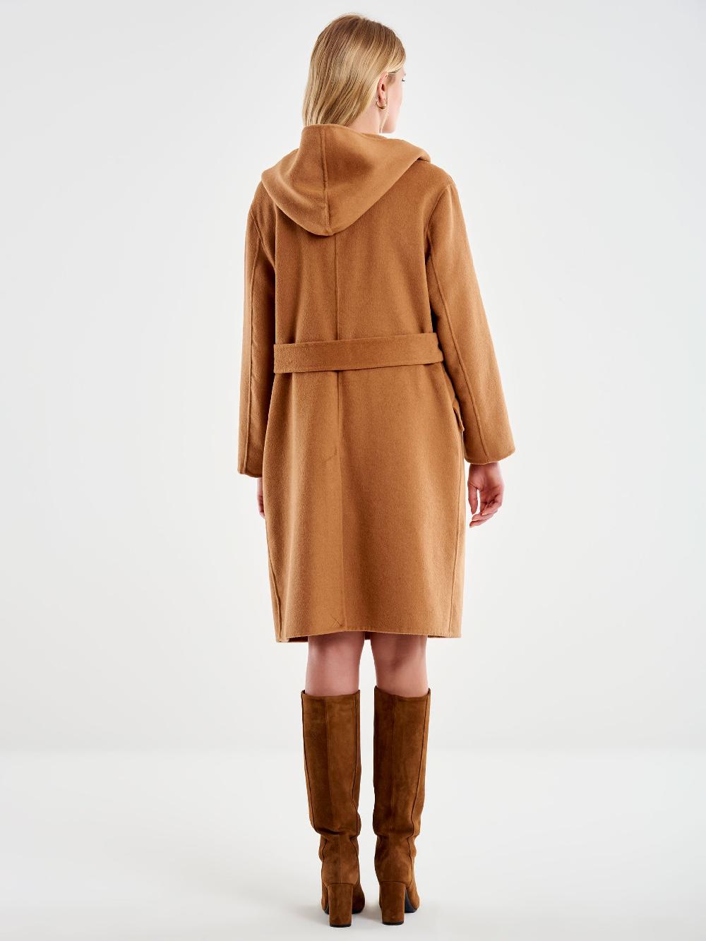 Vicolo Cappotto con Cappuccio Cammello Black Friday