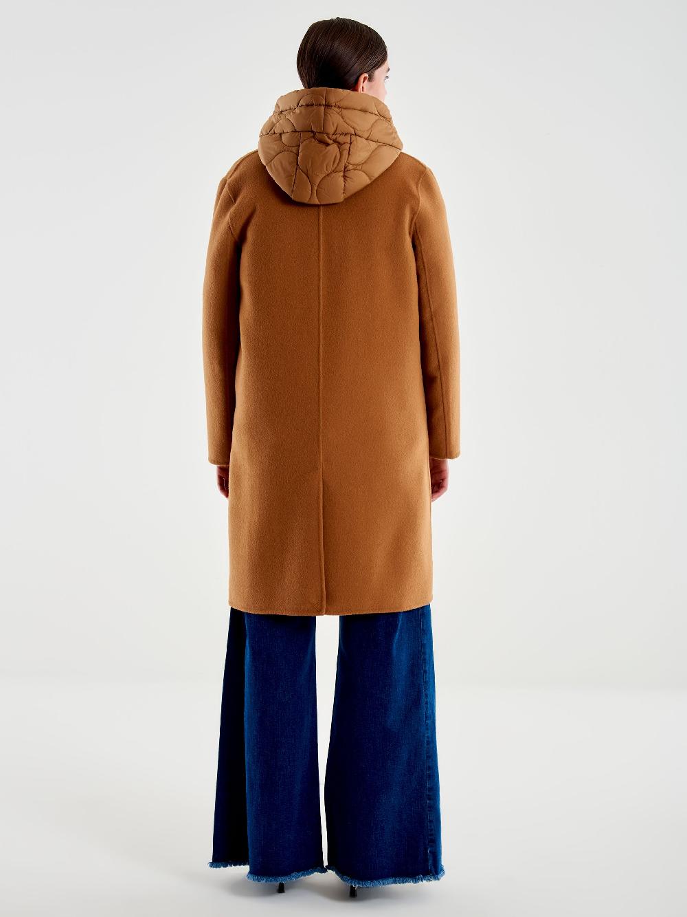 Vicolo Cappotto con Gilet Imbottito Cammello Cyber Monday
