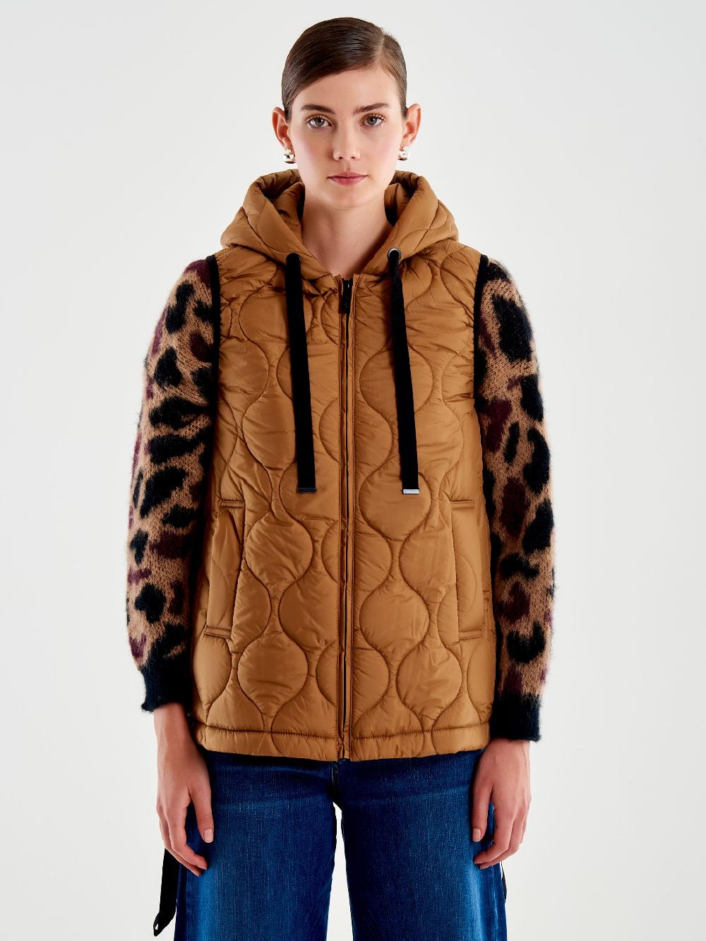 Vicolo Cappotto con Gilet Imbottito Cammello Cyber Monday