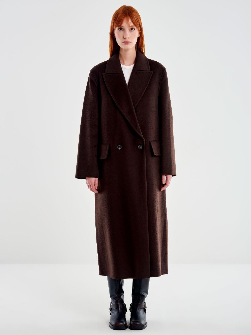 Vicolo Cappotto Lungo Doppiopetto Moro Latest fashion