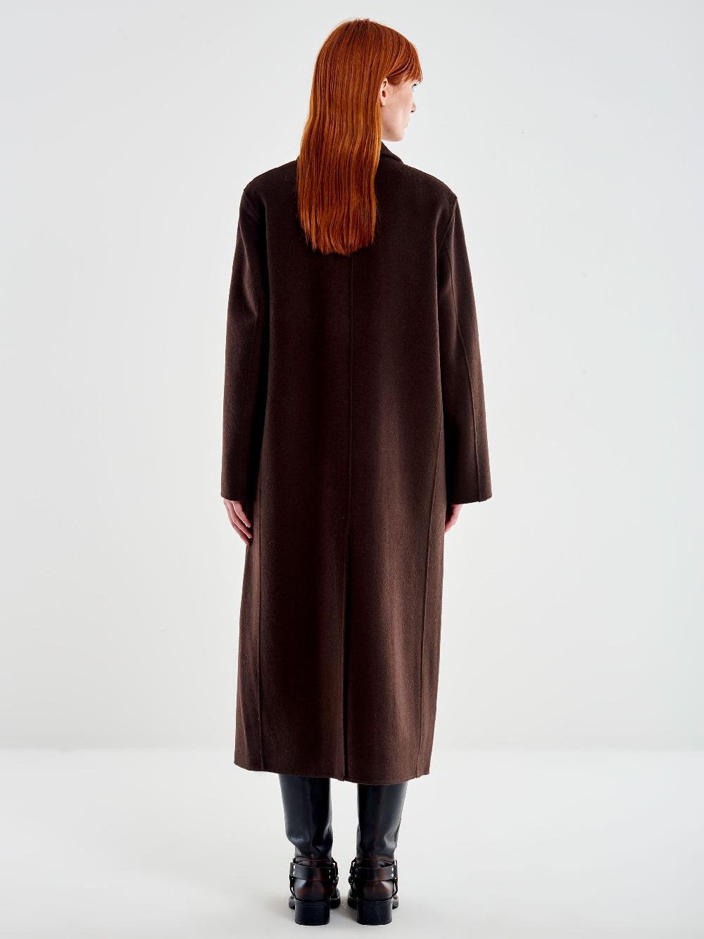 Vicolo Cappotto Lungo Doppiopetto Moro Latest fashion