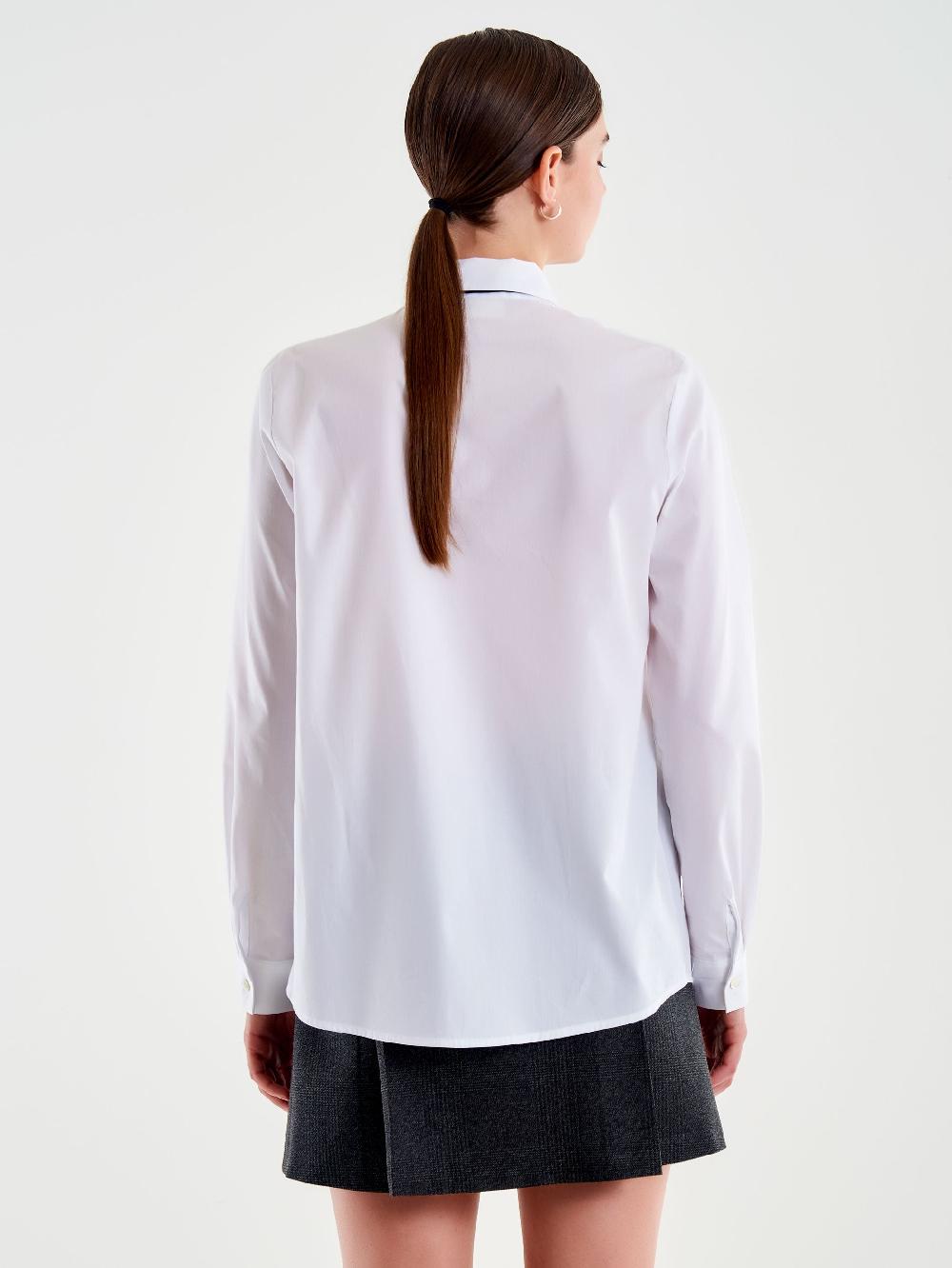 Vicolo Camicia con Cravatta Bianco Offerta temporanea