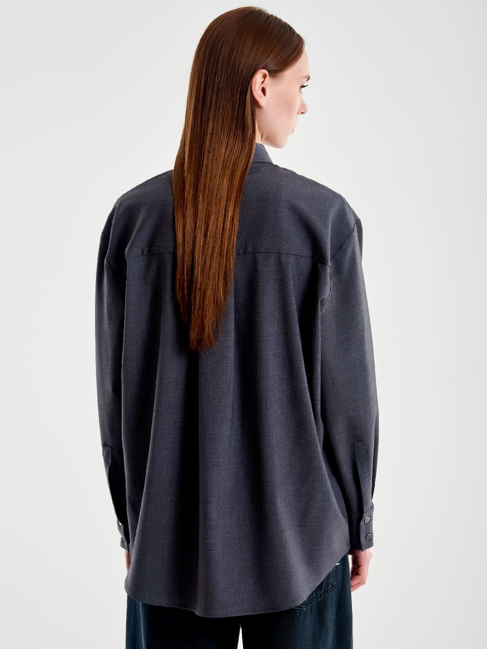 Vicolo Camicia con Cravatta a Righe Grigio Lightning offer