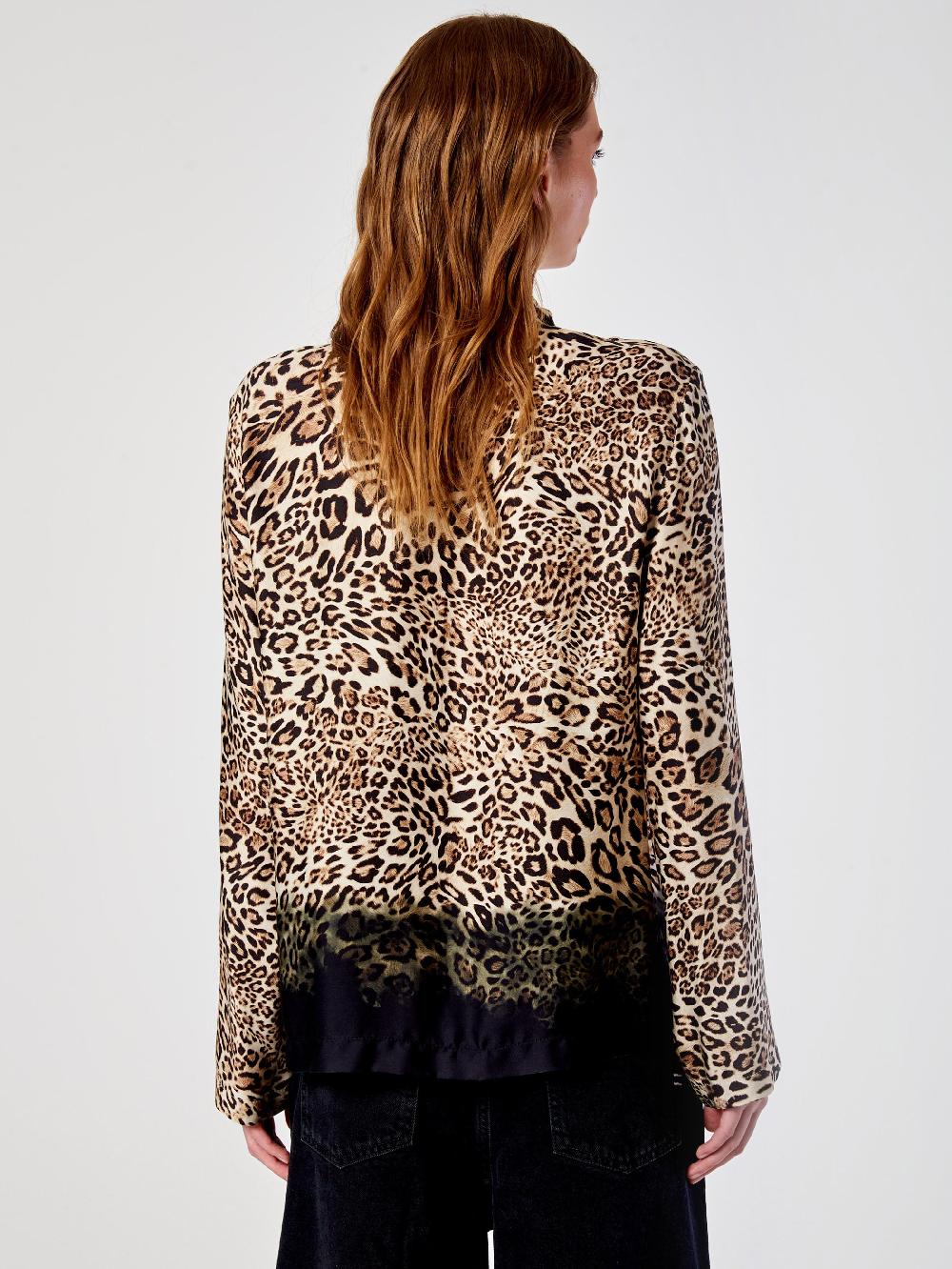 Vicolo Camicia Animalier SfumataBeige Comprane uno, ottenene uno gratis