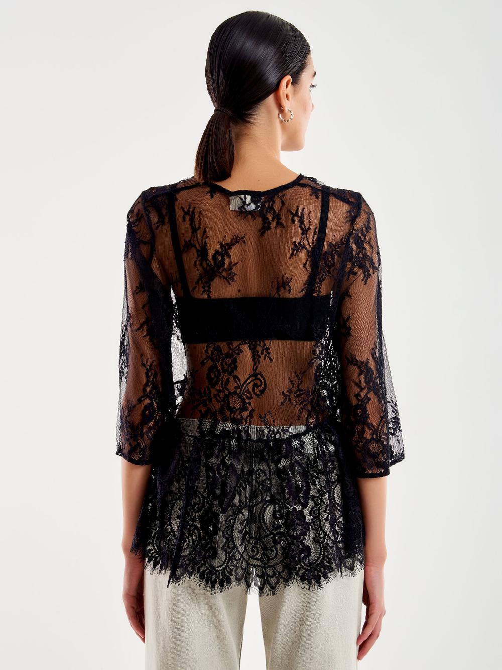 Vicolo Camicia in Pizzo Nero Offerte speciali
