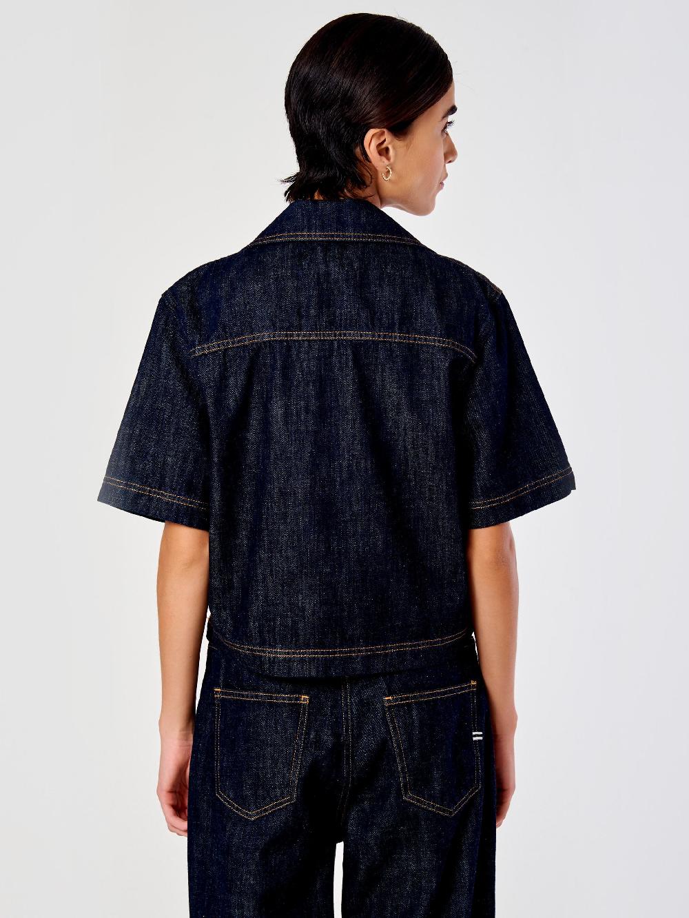 Vicolo Camicia Denim Cropped – Vicolo Prezzo basso