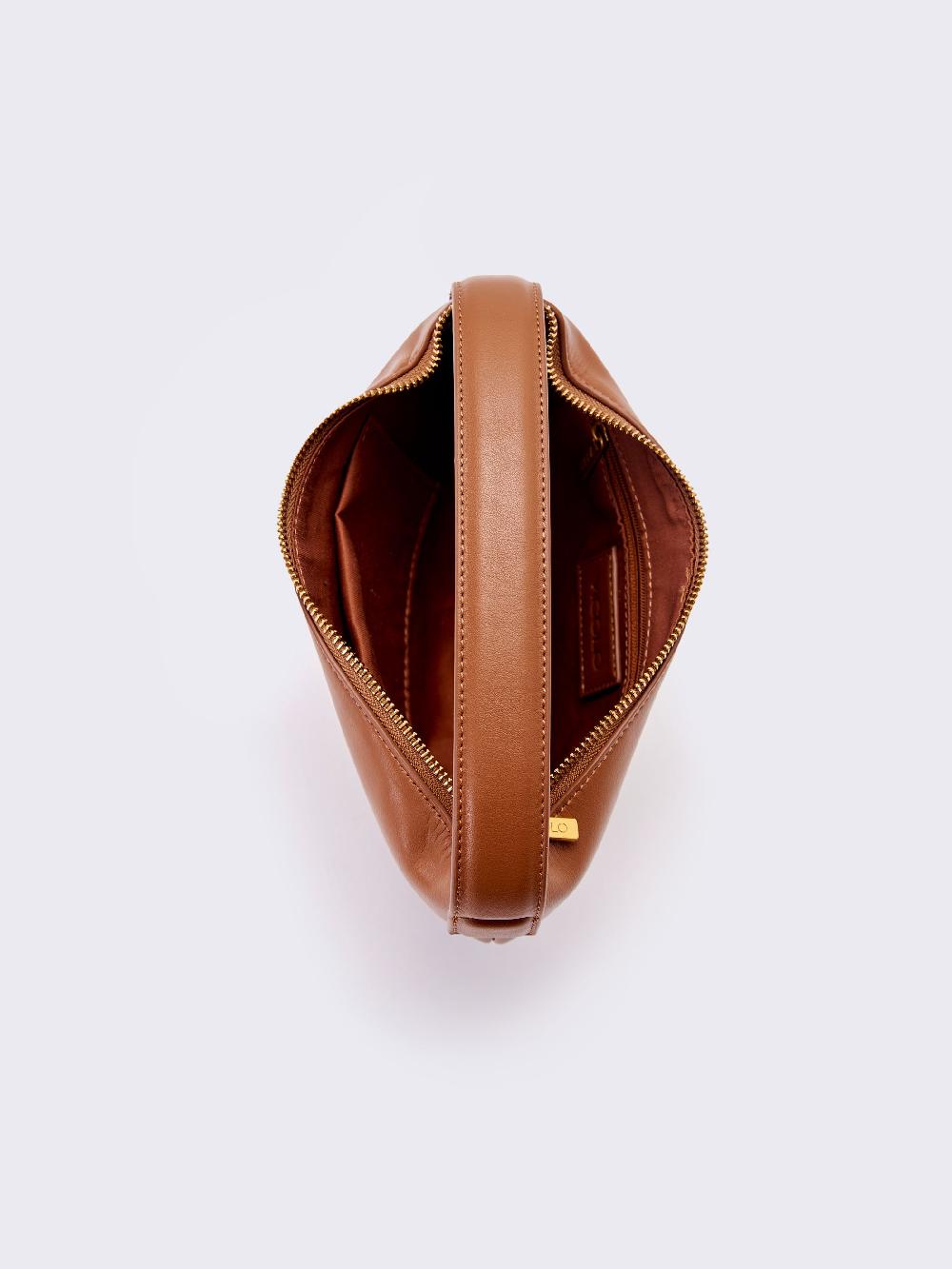 Vicolo Borsa Croissant Cammello Offerta