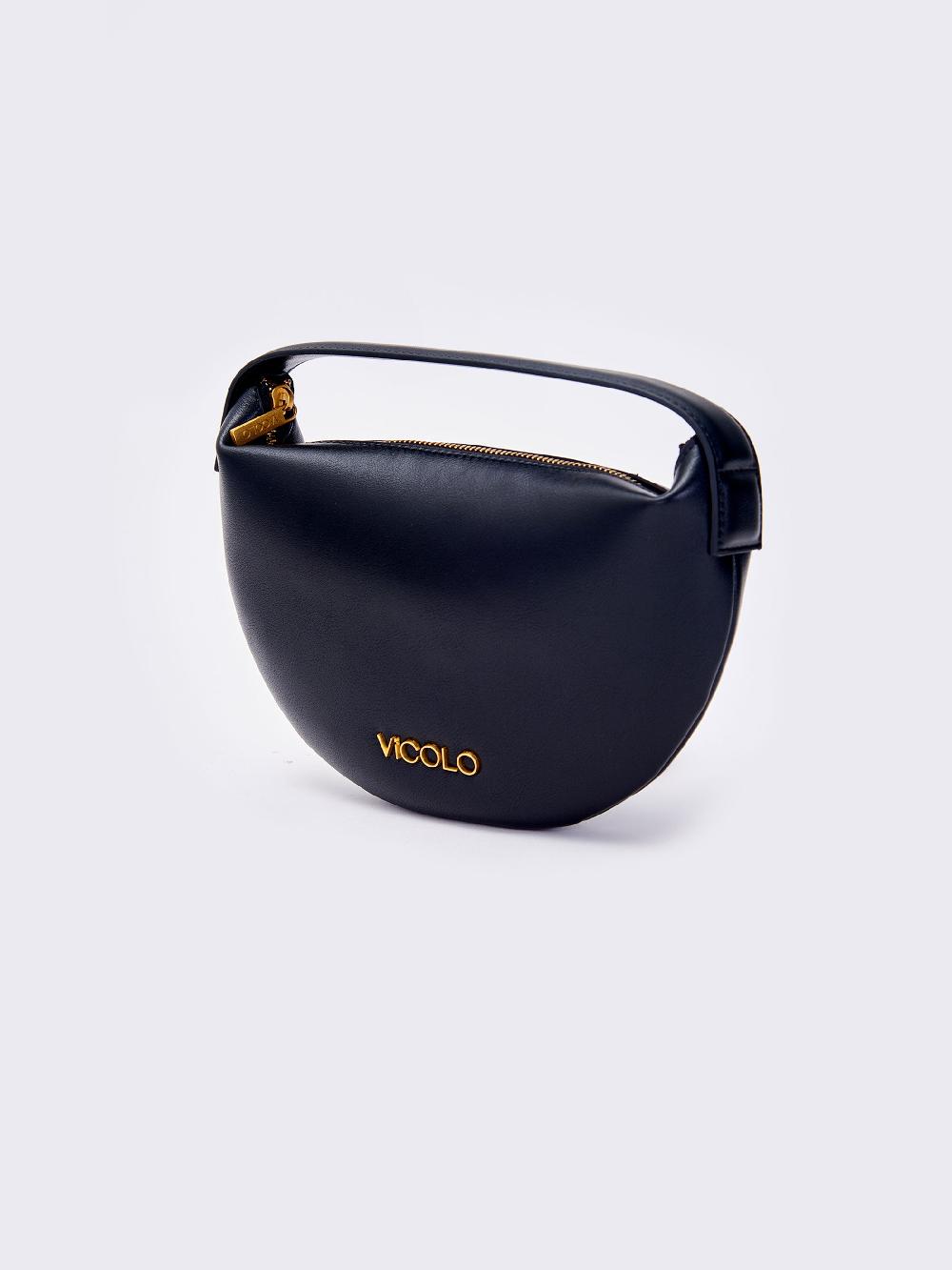 Vicolo Borsa Croissant Nero Online